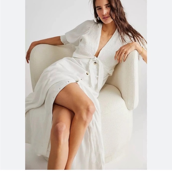 XS Free People String of Hearts Maxi Dress - Picture 3 of 10